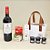Cesta Gourmet com Vinho Bordeaux e Queijos - Imagem 2