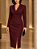 Vestido Dinorá - Marsala - Imagem 1