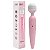 Vibrador Varinha Mágica Com 10 Vibrações Lilo Vipmix USB - ROSA - Imagem 1