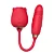 Vibrador Duplo Flor Sugador e Bullet - ROSY - One Sex - Imagem 1