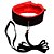 Kit Sado Bondage Preto Com Vermelho Sexy Import - Imagem 2
