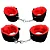 Kit Sado Bondage Preto Com Vermelho Sexy Import - Imagem 3