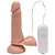 Pênis Vibrador Controle Externo Escroto 17,5 X 3,8Cm Kgel - Imagem 1