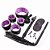 Kit Sado Bondage Roxo 7 Itens Sexy Import - Imagem 1