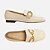 Arezzo Mocassim Branco Couro Bico Redondo Classy - Imagem 2
