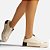 Arezzo Tênis Branco Flatform Amarração Preto - Imagem 2