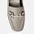 Arezzo Mocassim Prata Velho Couro Metal - Imagem 3