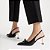 Schutz Scarpin Salto Medio Couro Preto - Imagem 2