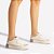 Arezzo Tênis Branco Flatform Amarração Prata - Imagem 2