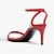 Schutz Sandalia Salto Medio Vermelho - Imagem 4