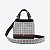 Schutz Bolsa Media Tote Emma Triangle Branca - Imagem 2