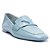 Schutz Mocassim Couro Azul - Imagem 1