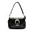 Schutz Bolsa Couro Tiracolo Media Texas Preta - Imagem 1