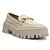 Arezzo Mocassim Off-White Couro Tratorado Bridão - Imagem 1