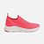 Arezzo Tênis Slip On Rosa Neon Knit ZZ Mov - Imagem 2
