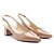 Arezzo Scarpin Verniz Slingback Bico Fino Soft Avelã - Imagem 1
