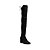 Arezzo Bota Over The Knee Preta Suede Bloco - Imagem 1