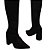Arezzo Bota Over The Knee Preta Suede Bloco - Imagem 4