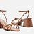 Arezzo Sandália Marrom Salto Bloco Custom Anklet - Imagem 3