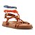 Arezzo Papete Couro Custom Anklet Marrom - Imagem 1