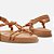 Arezzo Papete Couro Custom Anklet Marrom - Imagem 2
