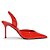 Schutz Scarpin Vermelho Verniz Salto Fino - Imagem 1