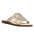 Schutz Rasteira Aplicações Off White - Imagem 1