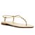 Arezzo Sandália Rasteira Dourada Slim Light Citrus - Imagem 1
