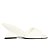 Schutz Sandalia Salto Medio Arquitetonico Branco - Imagem 1