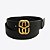 Schutz Cinto de Couro Schutz Dourado Preto - Imagem 3