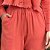 Shoulder Calca Slim Linho Viscose Coral - Imagem 2