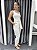 Shoulder Macacao Slim com Cinto Off White - Imagem 2
