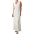 Shoulder Vestido Malha Texturizada Off White - Imagem 1
