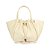 Schutz Bolsa Shopping Jess Couro Branca - Imagem 1