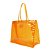 Arezzo Bolsa Laranja Shopping Transparente Brizza - Imagem 3
