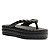 Arezzo Sandália Preta Flatform Marrocos Mid Brizza - Imagem 1