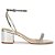 Schutz Sandália Eve Block Prata - Imagem 1
