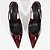 Schutz Scarpin Slingback Lexi Couro Vinho - Imagem 3