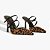 Schutz Mule Salto Fino Alto Fresh Boho Couro Animal Print - Imagem 2