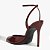 Schutz Sapato Scarpin Couro Vinho - Imagem 5