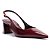 Schutz Scarpin Slingback Rhonda Mid Verniz Vinho - Imagem 1