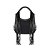 Schutz Bolsa Hobo Média Couro Preto - Imagem 1