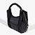 Schutz Bolsa Hobo Média Couro Preto - Imagem 2