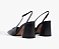 Schutz Scarpin Salto Medio Couro Preto - Imagem 4