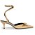 Schutz Scarpin Salto Baixo Couro Verniz Nude - Imagem 1