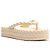 Arezzo Sandália Off-White Flatform Marrocos Mid - Imagem 1