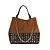 Schutz Bolsa Hobo Yana Couro Camurça Marrom - Imagem 1