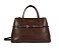 Schutz Bolsa Tote Grande Couro Tiras Fivela Logo Coffee - Imagem 1