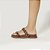 Schutz Sandália Papete Selina Sporty Couro Marrom - Imagem 2