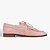 Schutz Mocassim Camurça Laço Rosa - Imagem 2